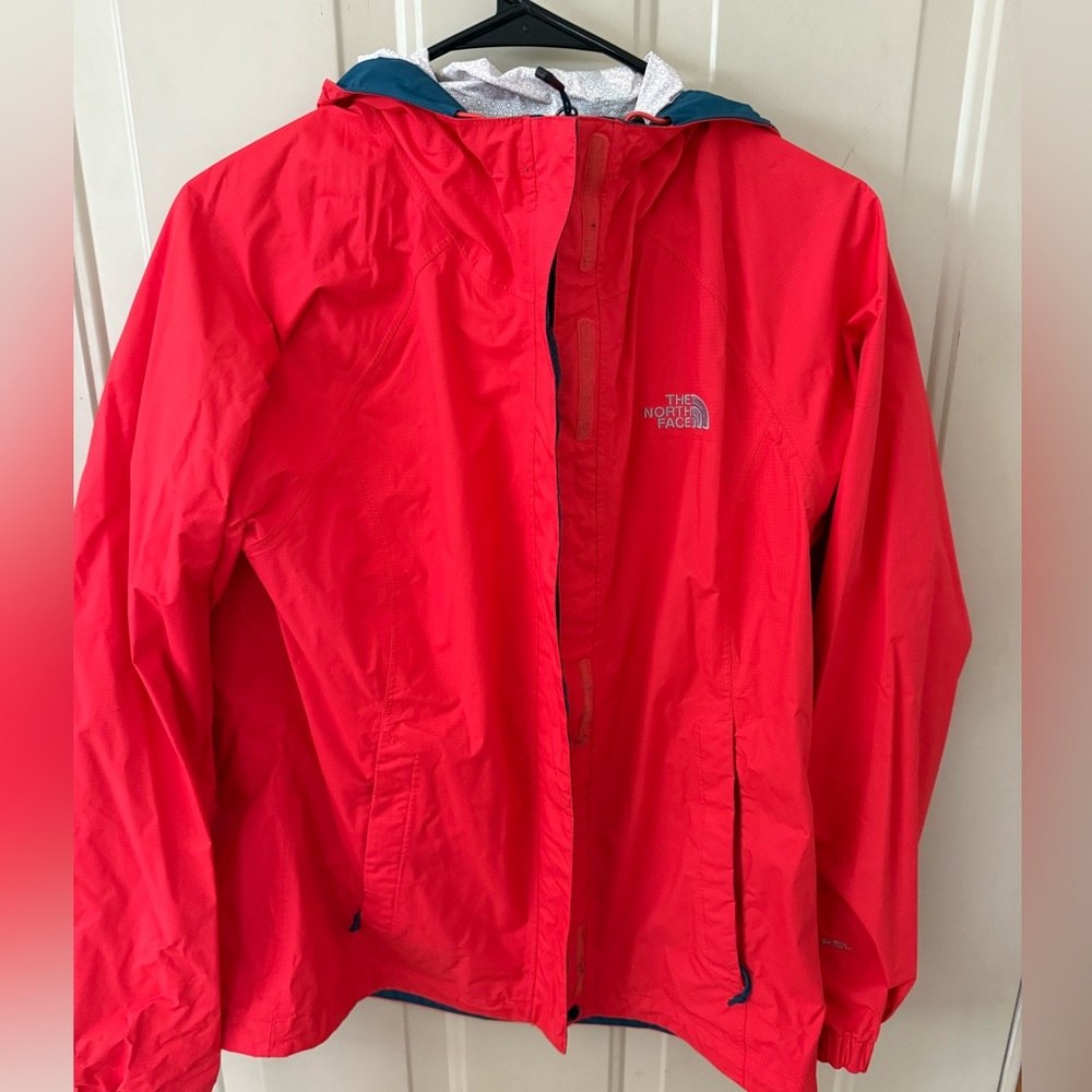 Women’s North Face Red Rain Jacket